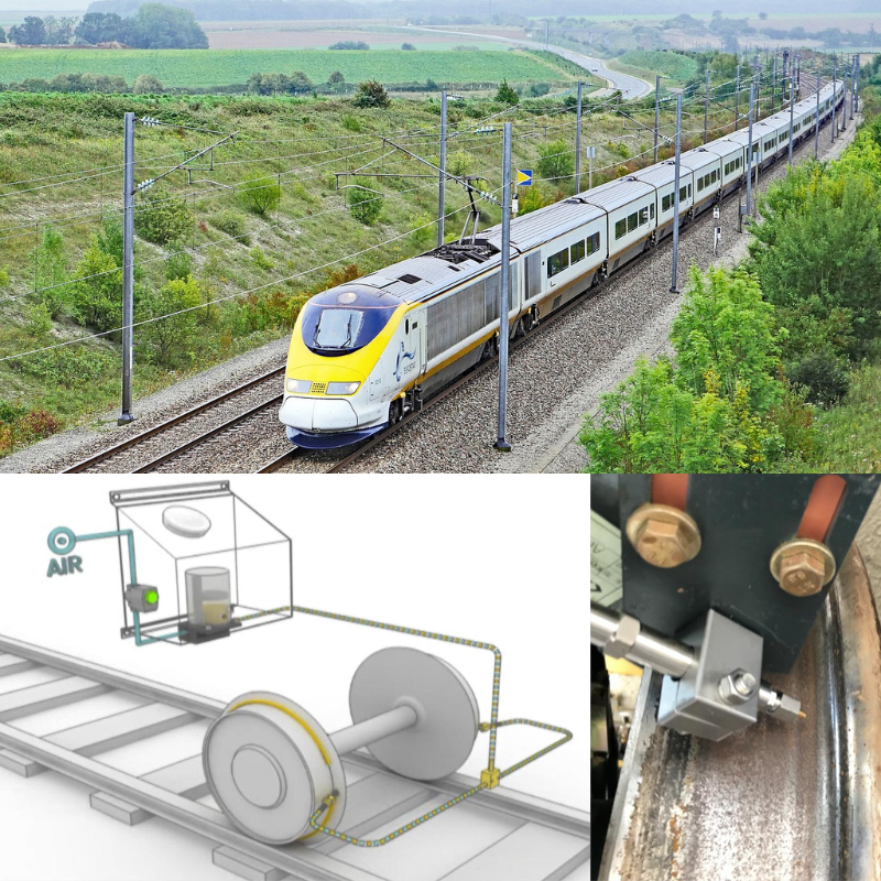 FRT wheel flange lubrication